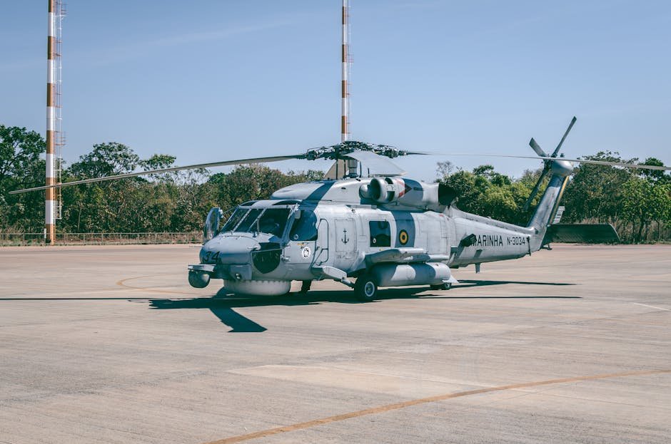 Aerial view of Diego Garcia military base in the Chagos Archipelago