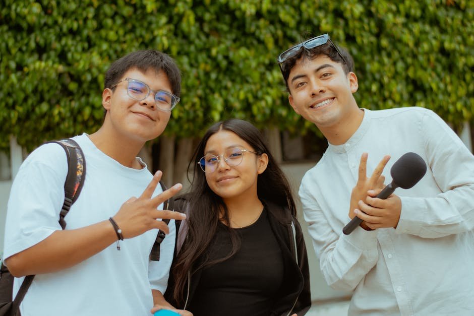 Students using laptops in a university library